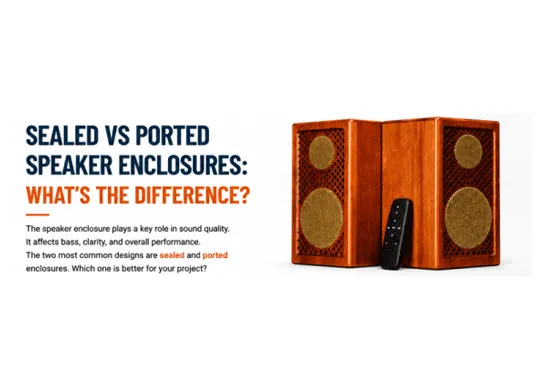 Sealed vs Ported Speaker Enclosures: What's the Difference?