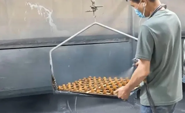 Wooden Speaker Parts Spray Painting Process  ——Precision Wood Finishing